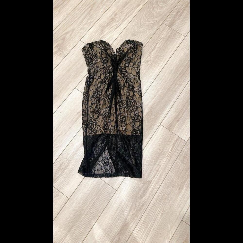 Bebe Black Lace Dress